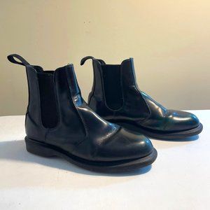 Dr. Martens Flora Leather Chelsea Boot Size 8.5